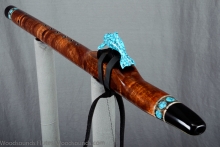Tasmanian Blackwood Burl Native American Flute, Minor, Mid A-4, #L25B (10)